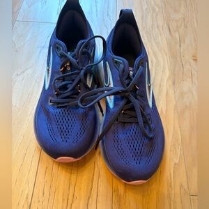 Brooks Glycerin 22 Navy Blue Athletic Shoes Sneakers